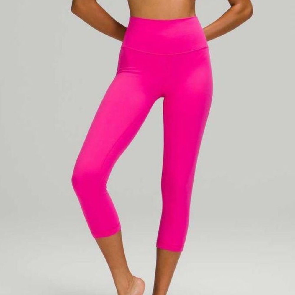 Sonic pink lulu lemon leggings! 21’ inch
